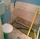 image of bathroom before work