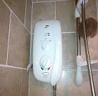 image of shower before work
