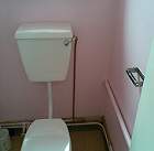 picture of toilet after work